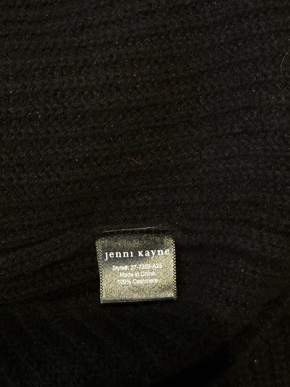 Jenni Kayne Cashmere Fisherman Hoodie black size M‎ - Picture 5 of 7